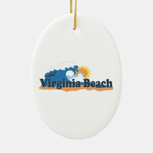 Virginia Beach. Keramik Ornament (Hinten)