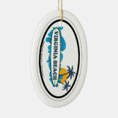 Virginia Beach. Keramik Ornament (Rechts)