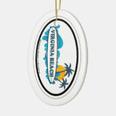 Virginia Beach. Keramik Ornament (Links)