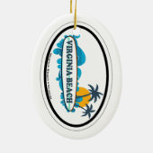 Virginia Beach. Keramik Ornament (Hinten)