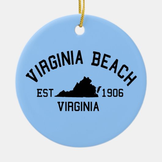 Virginia Beach. Keramikornament (Vorne)