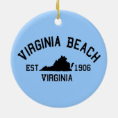 Virginia Beach. Keramikornament (Hinten)