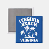 Virginia Beach Magnet (Vorderseite/Rückseite)