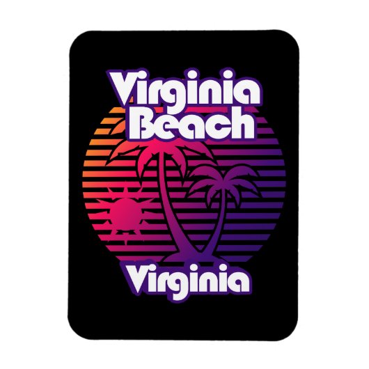 Virginia Beach Magnet (Vertikal)