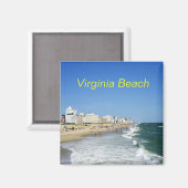 Virginia Beach Magnet (Vorderseite/Rückseite)