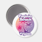 Virginia Beach Magnet (Vorderseite/Rückseite)