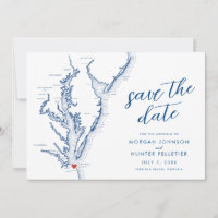 Virginia Beach Map Moderne Hochzeit