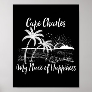 Virginia Beach mein Ort des Glücks - Kapitän Poster