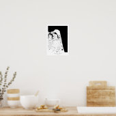 Virginia Beach Modern Minimal Abstrakt einfache Ka Poster (Küche)