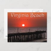 Virginia Beach Postcard Postkarte (Vorne/Hinten)