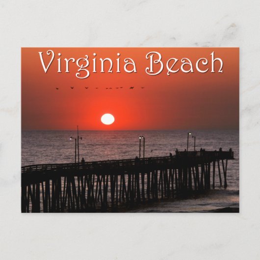 Virginia Beach Postcard Postkarte (Vorderseite)
