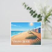 Virginia Beach Postkarte (Stehend Vorderseite)