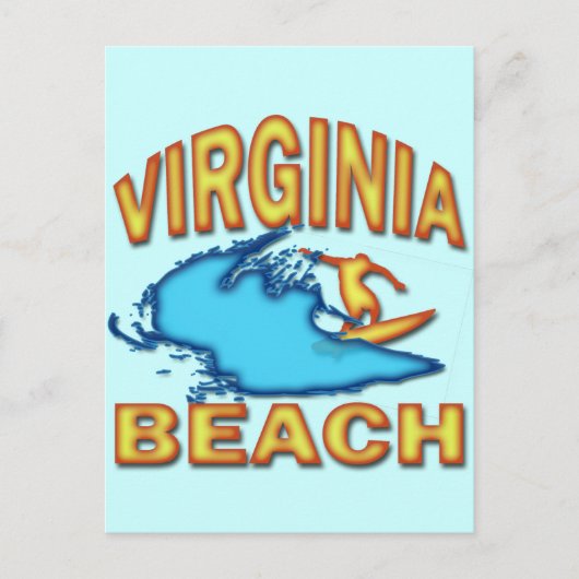 VIRGINIA BEACH POSTKARTE (Vorderseite)