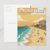 Virginia Beach Reise Postkarte (Vorne/Hinten)