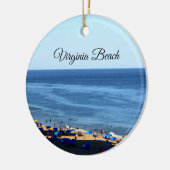 Virginia Beach Round Ornament (Links)