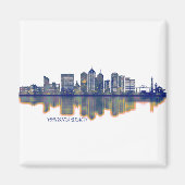 Virginia Beach Skyline Magnet (Vorne)