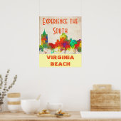 VIRGINIA BEACH SKYLINE POSTER (Küche)