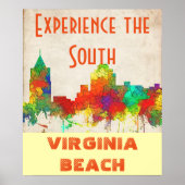 VIRGINIA BEACH SKYLINE POSTER (Vorne)