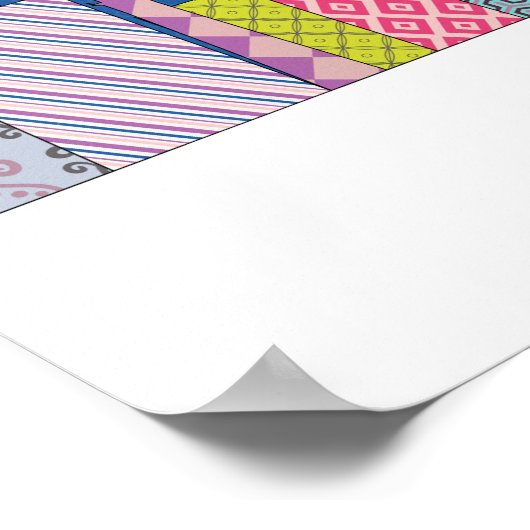 Virginia Beach Skyline Poster (Ecke)