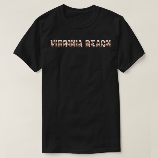 Virginia Beach Snow T-Shirt (Design vorne)