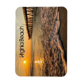 Virginia Beach Sunrise am Angelplatz Magnet
