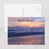 Virginia Beach Sunrise Postkarte (Vorne/Hinten)