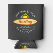 Virginia Beach Surfing Dosenkühler (Vorderseite)