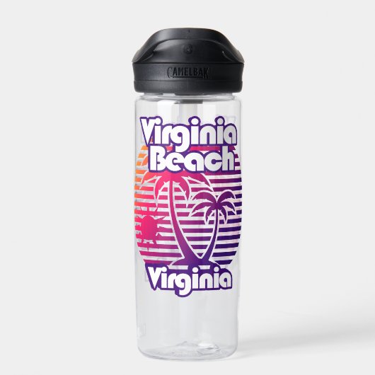 Virginia Beach Trinkflasche (Rückseite)