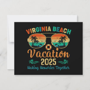 Virginia Beach Urlaub 2025 Freunde Familie Sommer Dankeskarte