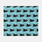 Virginia Beach, VA Neptune Statue Ocean Nautical Fleecedecke (Vorderseite (Horizontal))