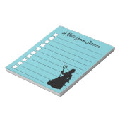 Virginia Beach, VA Neptune Statue Ocean Nautical Notizblock (Rotiert)