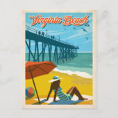 Virginia Beach, VA Postkarte (Vorderseite)
