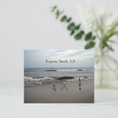 Virginia Beach, VA Postkarte (Stehend Vorderseite)