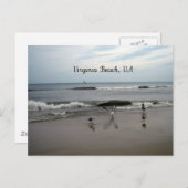 Virginia Beach, VA Postkarte (Vorne/Hinten)