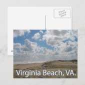 Virginia Beach, VA Virginia Vacation Post Card Postkarte (Vorne/Hinten)