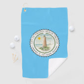 Virginia Beach (Virginia) Golfhandtuch (Insitu)