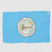 Virginia Beach (Virginia) Golfhandtuch (Horizontal)