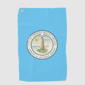 Virginia Beach (Virginia) Golfhandtuch (Vorderseite)