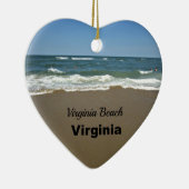 Virginia Beach, Virginia Keramik Ornament (Rechts)