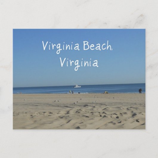 Virginia Beach, Virginia Postkarte (Vorderseite)