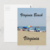 Virginia Beach, Virginia Postkarte (Vorne/Hinten)