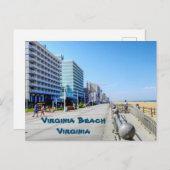 Virginia Beach, Virginia Postkarte (Vorne/Hinten)
