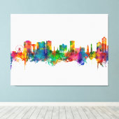 Virginia Beach Virginia Skyline Leinwanddruck (Insitu (Holzboden))