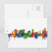 Virginia Beach Virginia Skyline Postkarte (Vorne/Hinten)