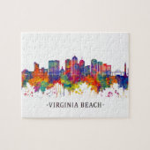 Virginia Beach Virginia Skyline Puzzle (Horizontal)