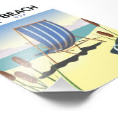 Virginia Beach Virginia USA Reiseplakat Fotodruck (Ecke)