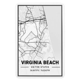 Virginia Beach Virginia USA Reiseplan Magnet