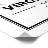 Virginia Beach Virginia USA Reiseplan Poster (Ecke)