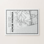 Virginia Beach Virginia USA Reiseplan Puzzle (Horizontal)
