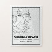 Virginia Beach Virginia USA Reiseplan Puzzle (Vertikal)